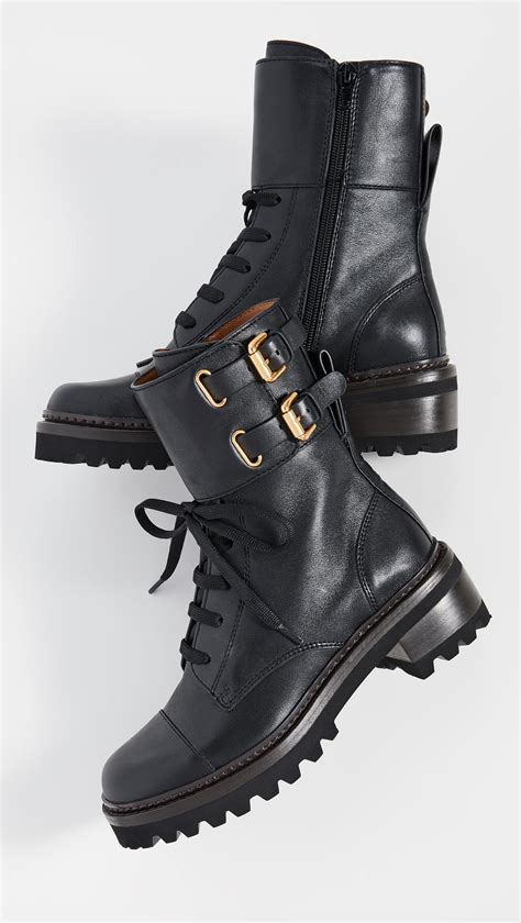 see by chloe western boots|see by CHLOE. combat boots.